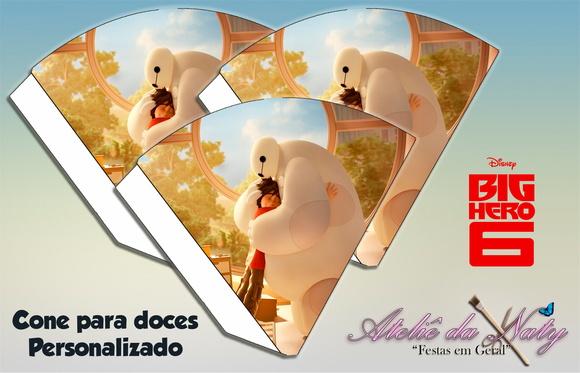 Cone Personalizado - Big Hero 6
