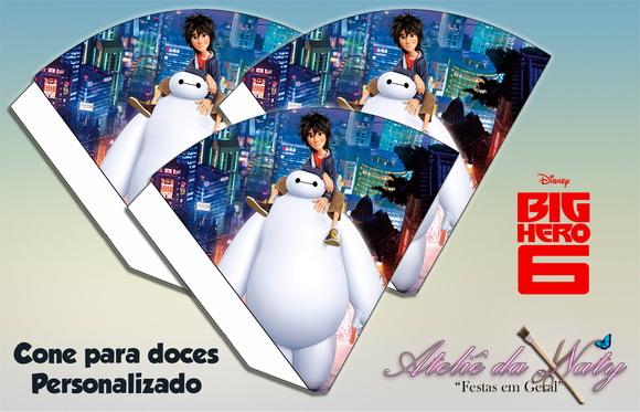 Cone Personalizado - Big Hero 6