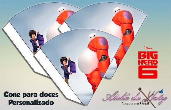 Cone Personalizado - Big Hero 6