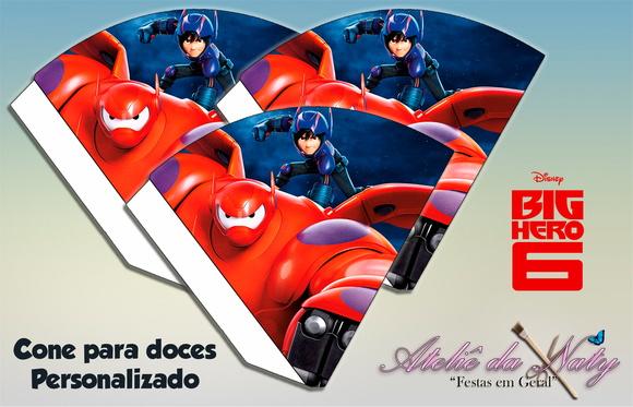 Cone Personalizado - Big Hero 6