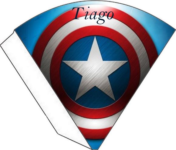 Cone Personalizado - Capitão América