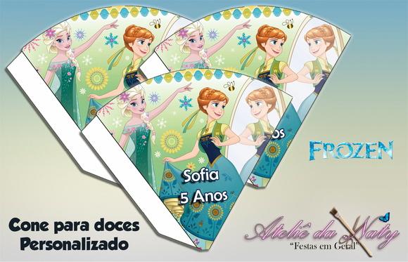 Cone Personalizado - Frozen
