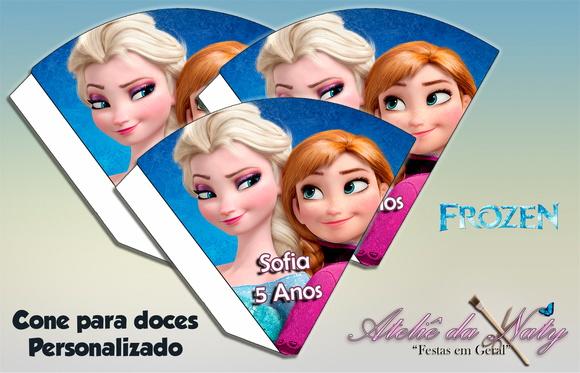 Cone Personalizado - Frozen