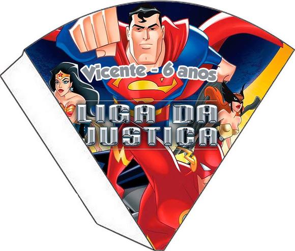 Cone Personalizado - Liga da Justiça