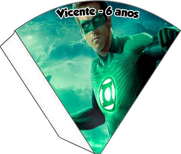 Cone Personalizado - Lanterna Verde