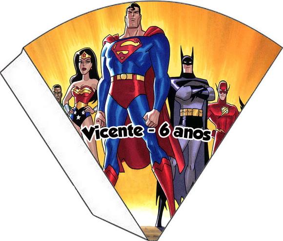 Cone Personalizado - Liga da Justiça