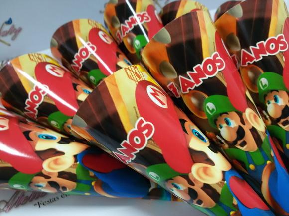 Cone Personalizado - Mario Bros