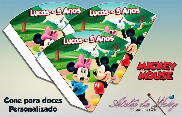 Cone Personalizado - Mickey