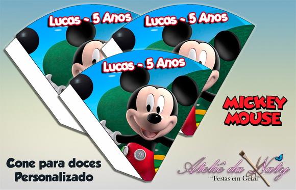 Cone Personalizado - Mickey