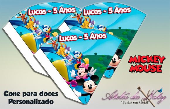 Cone Personalizado - Mickey