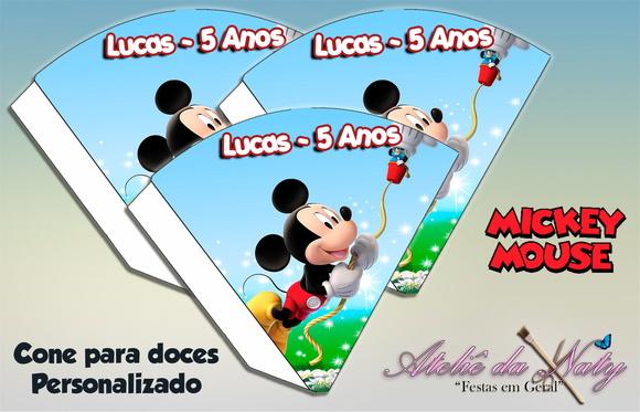 Cone Personalizado - Mickey