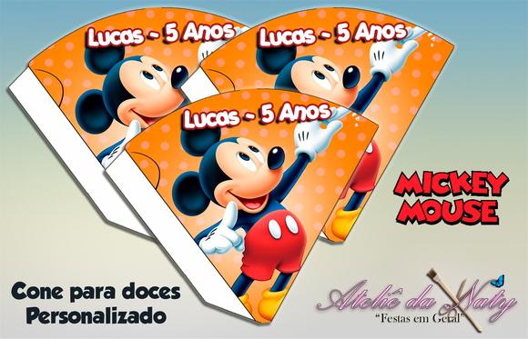 Cone Personalizado - Mickey