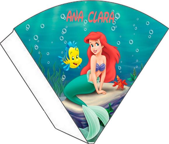 Cone Personalizado - Pequena Sereia