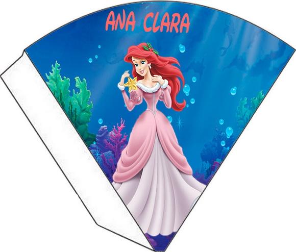 Cone Personalizado - Pequena Sereia