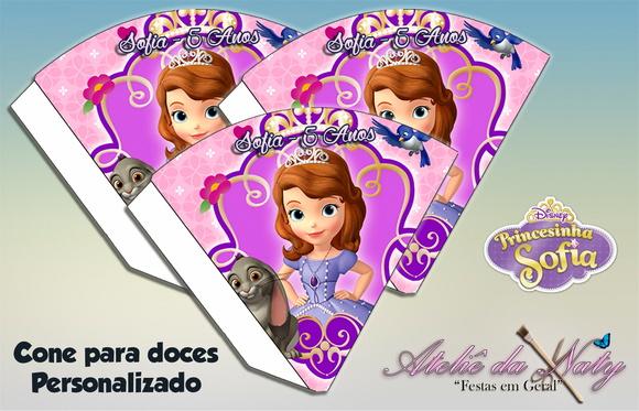 Cone Personalizado - Princesa Sofia