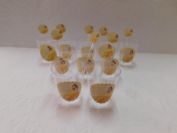 Copinho Para Brigadeiro - Bela e a Fera