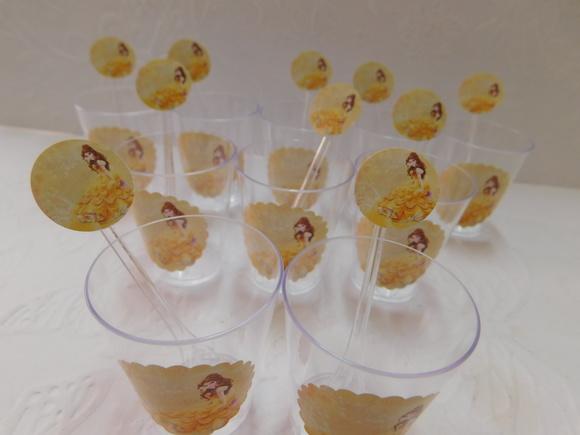 Copinho Para Brigadeiro - Bela e a Fera