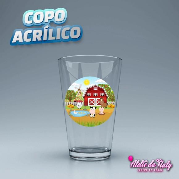 Copo Acrílico - Fazendinha
