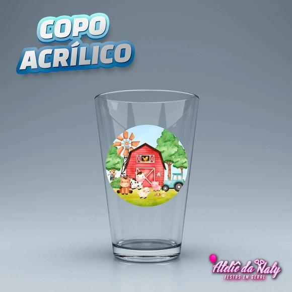 Copo Acrílico - Fazendinha