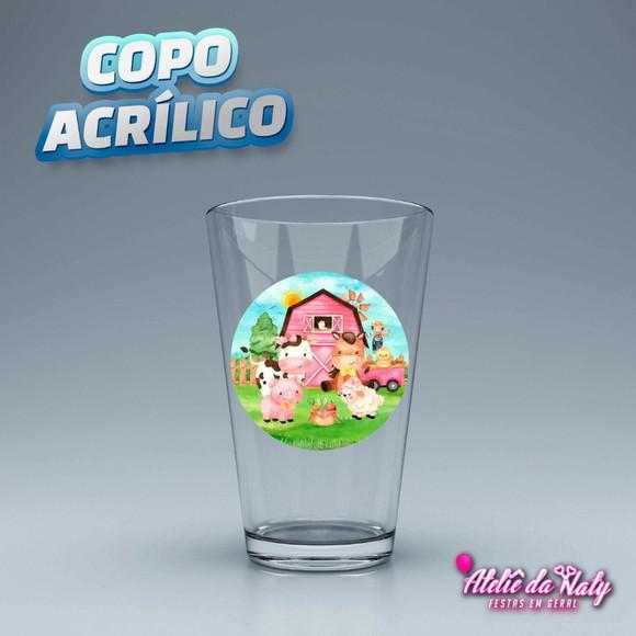 Copo Acrílico - Fazendinha