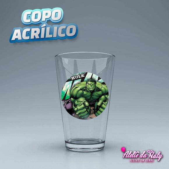 Copo Acrílico - Hulk