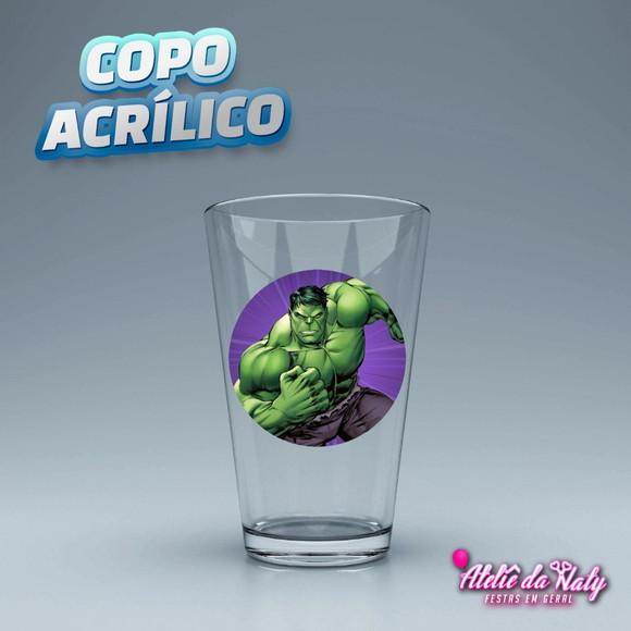 Copo Acrílico - Hulk