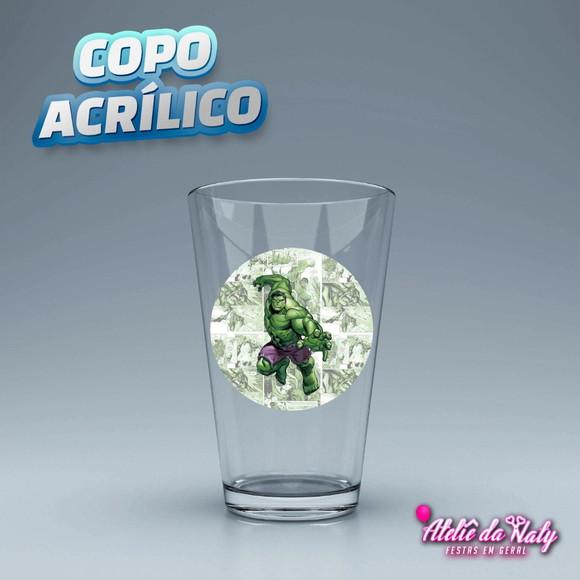 Copo Acrílico - Hulk