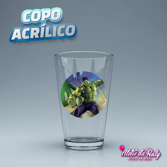 Copo Acrílico - Hulk