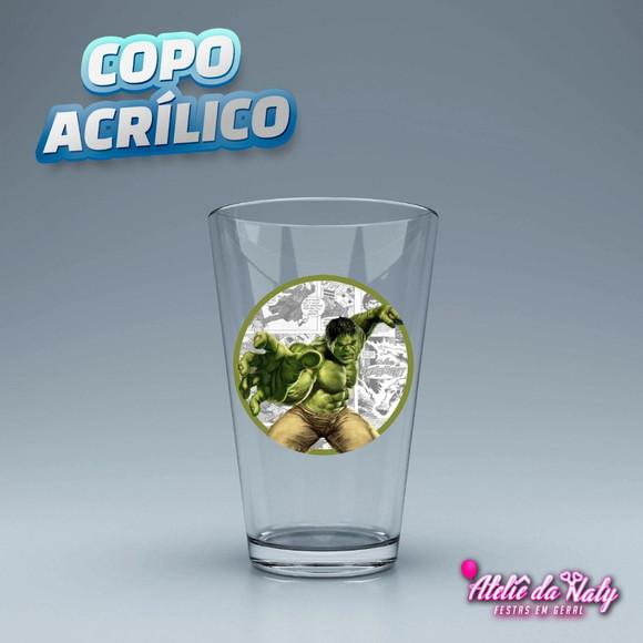 Copo Acrílico - Hulk