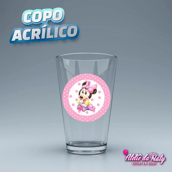 Copo Acrílico - Minnie Baby