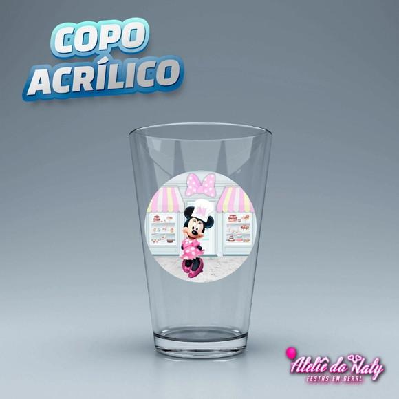 Copo Acrílico - Minnie Rosa