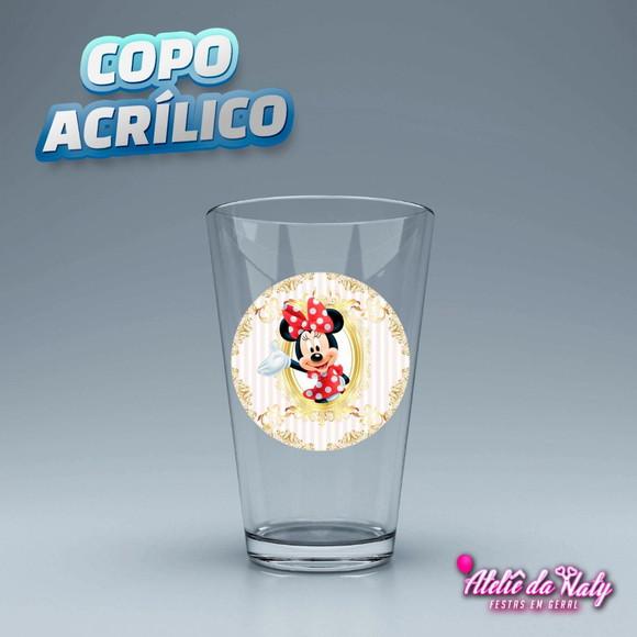Copo Acrílico - Minnie Vermelha