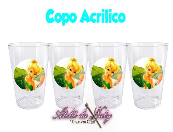 Copo Acrílico - Tinkerbell