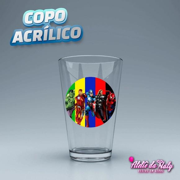 Copo Acrílico - Vingadores
