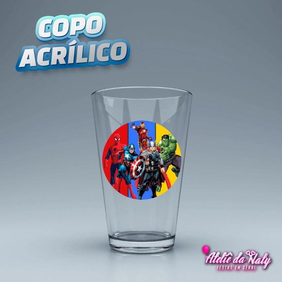 Copo Acrílico - Vingadores