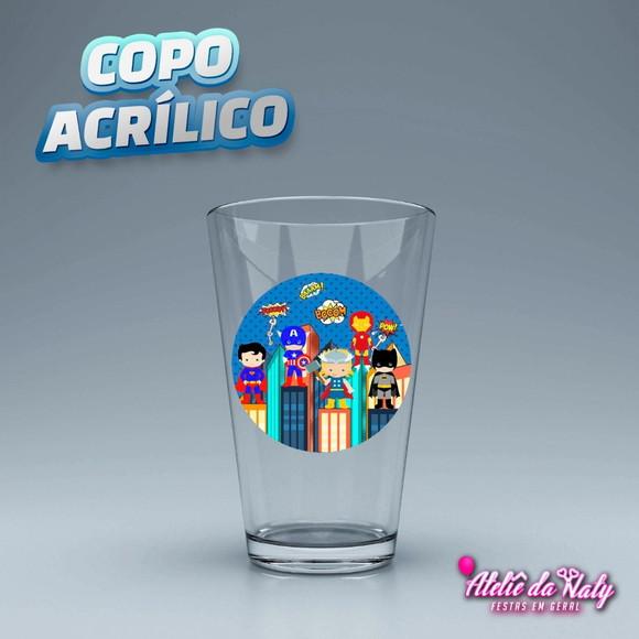 Copo Acrílico - Vingadores Baby