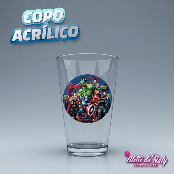 Copo Acrílico - Vingadores