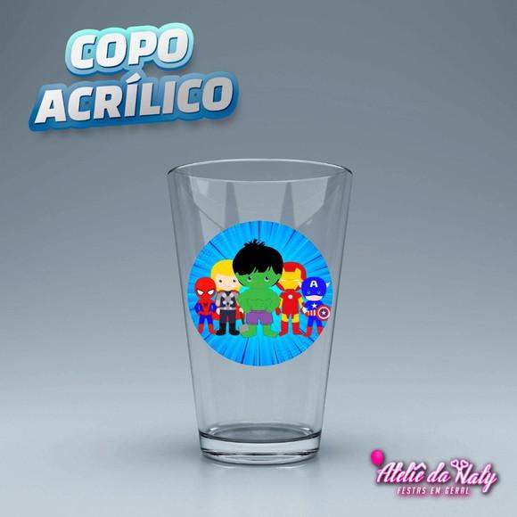 Copo Acrílico - Vingadores Baby
