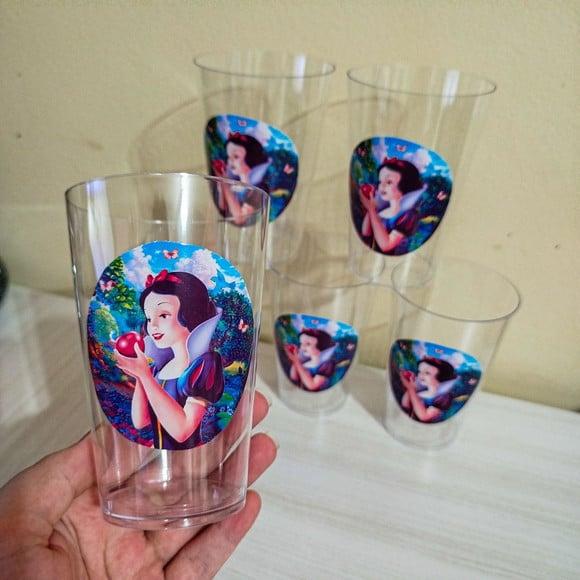 Copo Acrílico 300ml - Branca de Neve