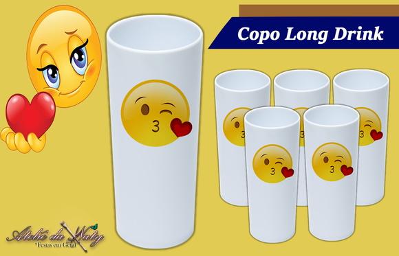 Copo Long Drink - Emojis