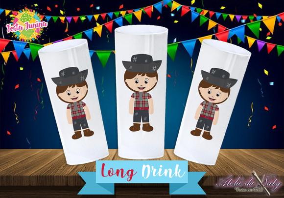 Copo Long Drink - Festa Junina