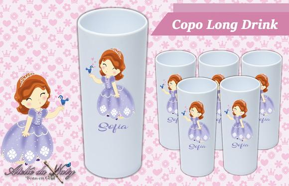 Copo Long Drink - Princesa Sofia