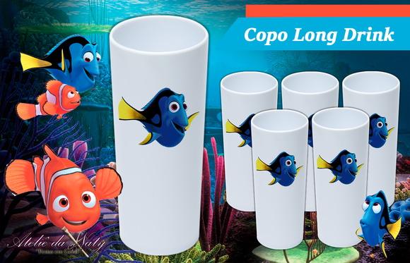 Copo Long Drink - Procurando Nemo