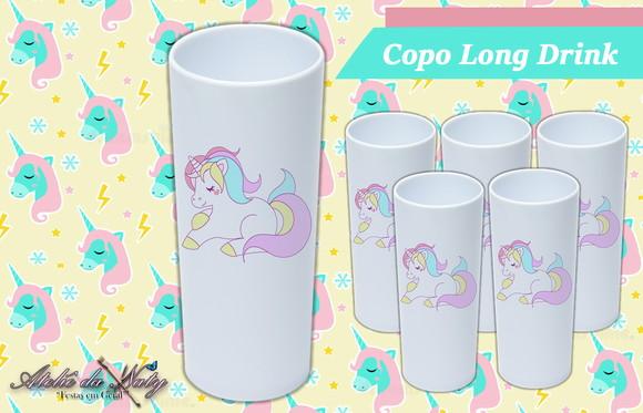 Copo Long Drink - Unicórnio
