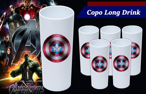 Copo Long Drink - Vingadores