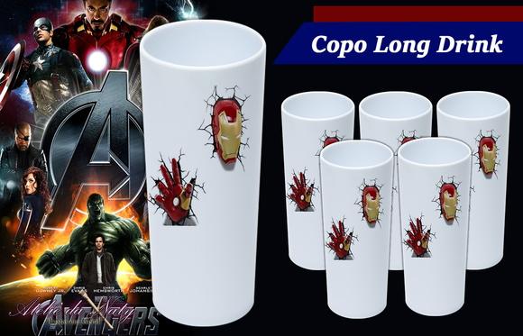 Copo Long Drink - Vingadores