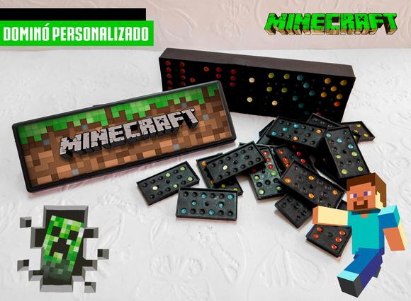 Dominó Personalizado - Minecraft