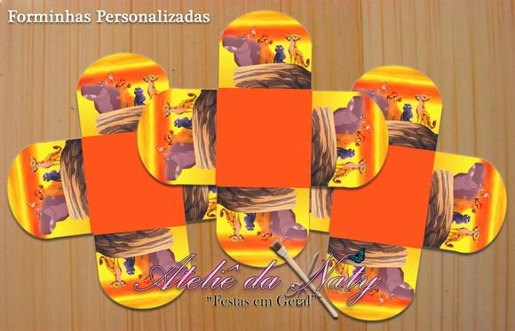 Forminha Personalizada - Guarda do Leão