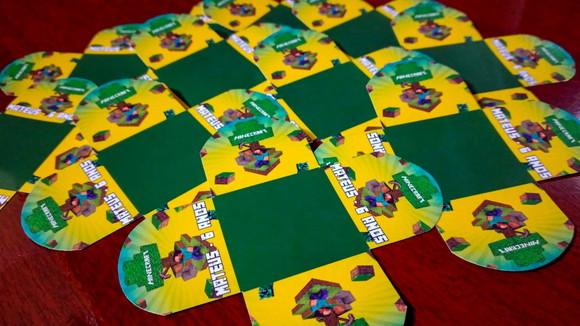 Forminha Personalizada - Minecraft