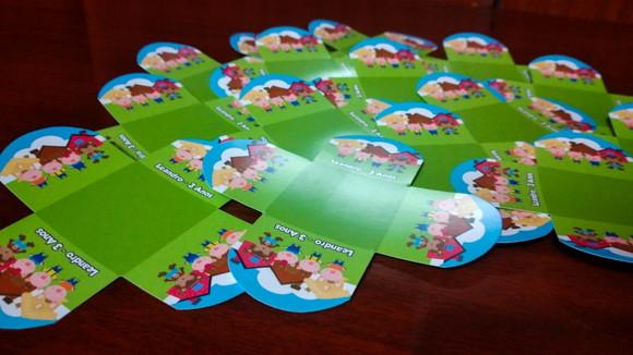Forminha Personalizada - Três Porquinhos